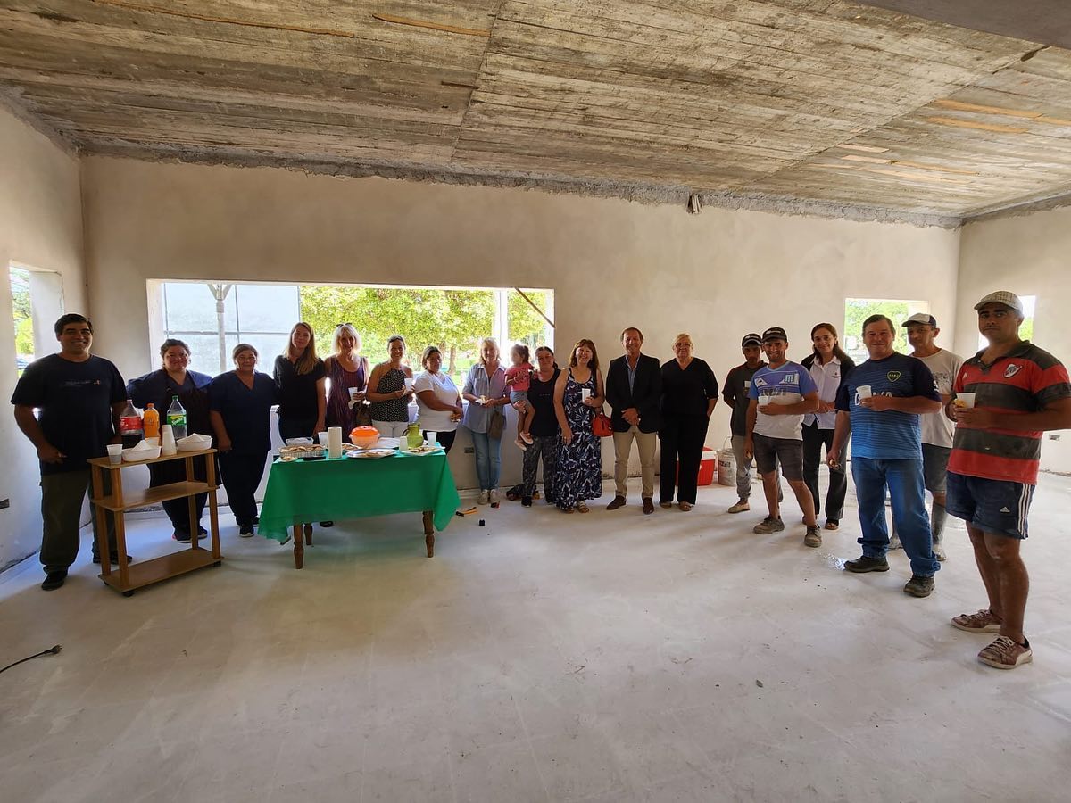 RECORRIDO DE OBRA EN LA AMPLIACIÓN DEL HOSPITAL MUNICIPAL