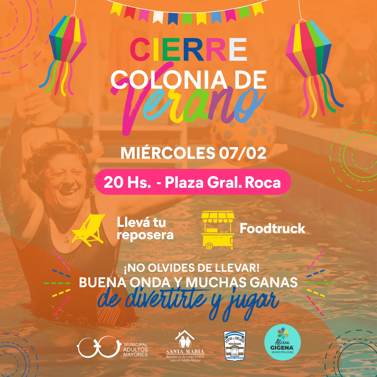 ¡Se viene la Kermesse de la Colonia de Adultos Mayores, para despedir juntos otro gran verano compartido!
